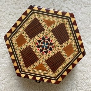 Handmade Spanish Inlaid Jewelry Box